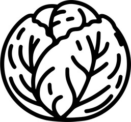 Fototapeta premium cabbage icon