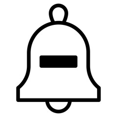 notification bell with minus sign icon