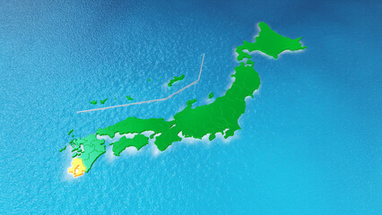 ポップな日本地図　