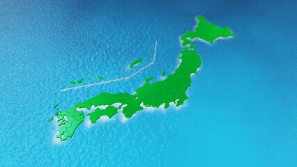 ポップな日本地図　