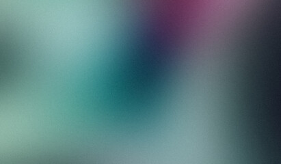 color wave flow abstract grainy gradient backdrop design, vibrant multicolor flow wave shaped on dark with glowing gradient banner or poster.