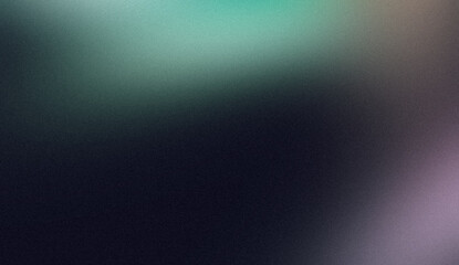 Green purple color wave flow abstract grainy gradient backdrop design, vibrant multicolor flow wave shaped on dark with glowing gradient banner or poster.