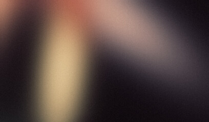 Brown orange color wave flow abstract grainy gradient backdrop design, vibrant multicolor flow wave shaped on dark with glowing gradient banner or poster.