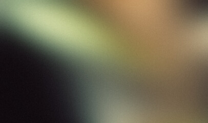 Brown green color wave flow abstract grainy gradient backdrop design, vibrant multicolor flow wave shaped on dark with glowing gradient banner or poster.