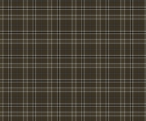Plaid fabric pattern, brown, green, white, elegant seamless distinctive for textiles, and for designing clothes, skirts, pants or decorative fabrics. Vector illustration.