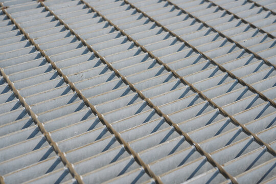 welded wire mesh or steel grating background