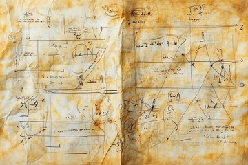 abstract arrangement of fragmented mathematics