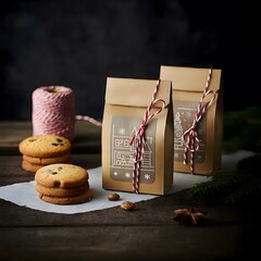 Festive Holiday Treats with Elegant Gift Packaging