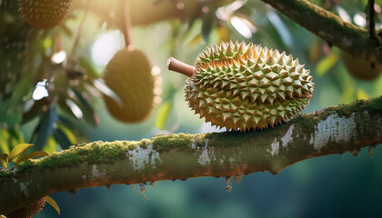 Durian, durian on the tree.