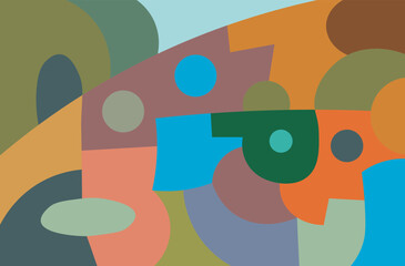 Obraz premium colorful abstract art for wall decoration 