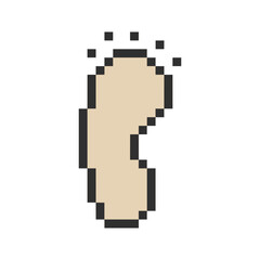 human foot element pixel art