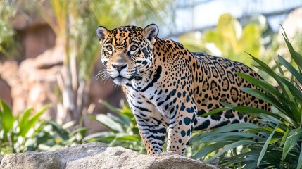 Naklejka premium Jaguar in Jungle.