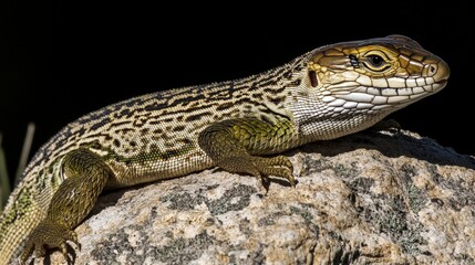 Obraz premium Lizard on Rock.