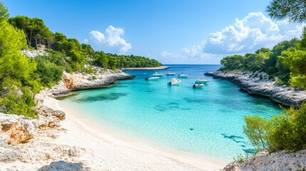 Secluded Beach Cove.