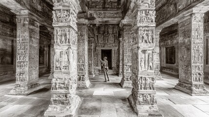 Ancient Indian Temple.