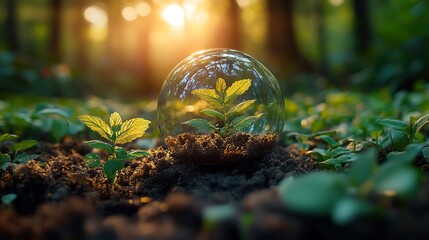 The ESG framework emphasizes green energy and sustainable industry, celebrating nature and environmental stewardship.