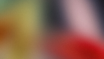 Red purple orange green color flow smooth grainy gradient texture backdrop with vibrant colors glowing, bright, shine, glow, noise texture effect web banner or poster.