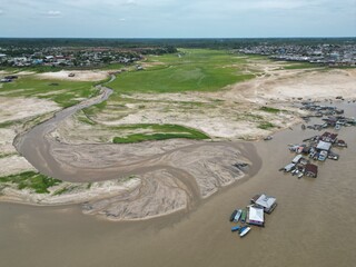 historic drought of the Amazon River