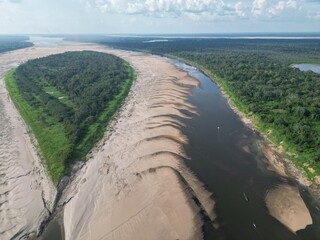 historic drought of the Amazon River