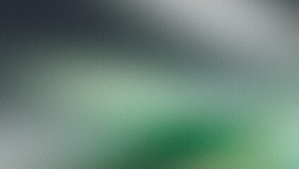 Green gray dark color wave smooth grainy backdrop design with Vibrant colors noisy gradient, bright, shine, glowing, hue, noise texture effect, banner or poster