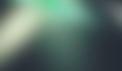 Green blue gray dark color wave smooth grainy backdrop design with Vibrant colors noisy gradient, bright, shine, glowing, hue, noise texture effect, banner or poster