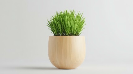 Transform your space with a custom bamboo plant pot, engraved with a name. An ecofriendly gift for nature lovers