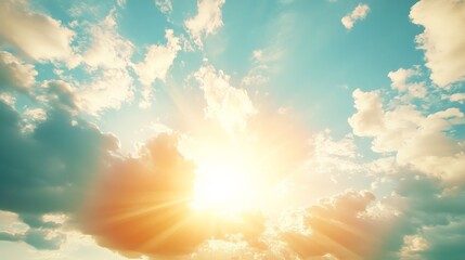 Radiant Skies: A Serene Landscape of Beauty and Wonder