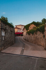 Krk Croatia 28.06.24Entrance to the city through the old city gate