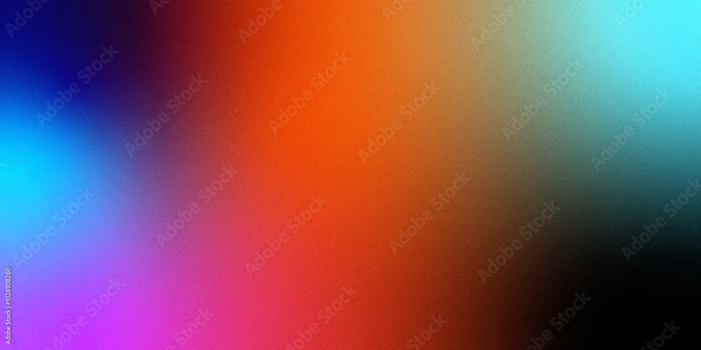 Poster colorful gradient background in red, purple, and blue abstract colorful gradient background blending
