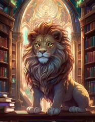lion on the roof