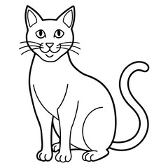 Obraz premium simple icon Children coloring book page, line art, black and white, cute style, illustration of a sheep