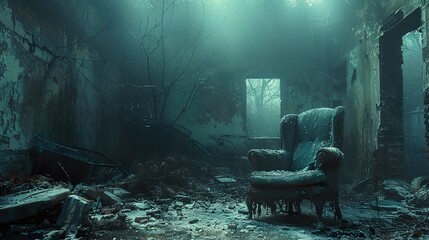 Forgotten Room: A Haunting View of Decay