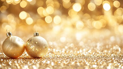 Xmas golden theme background.