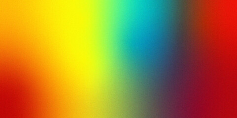 Colorful gradient background in red, yellow, and blue abstract colorful gradient background blending colors with grain texture . modern aesthetic Gradient red blue blur abstract .. Best design for you