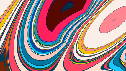 Obraz premium Colorful psychedelic abstract fluid background for music festival 