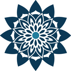 Modern-Floral--Mandala--Vector-Illustrations