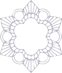 Beautiful flower art and mandala vector design
