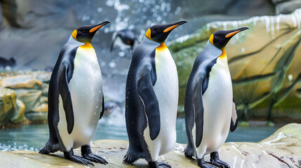 Fototapeta premium Group of penguins