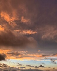 Obraz premium sunset in the clouds