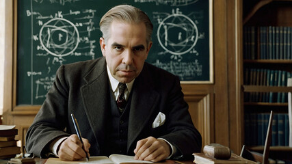 AI-Generated Photorealistic Image of Niels Bohr