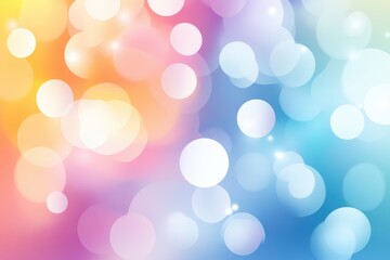 Fototapeta premium A vibrant abstract background with colorful bokeh circles in soft hues, perfect for creative projects and graphic designs.