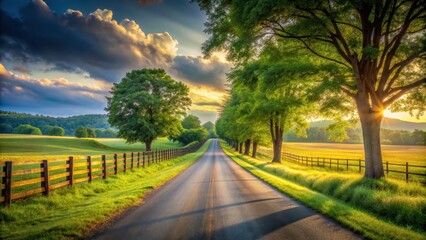 Warm nostalgia of a country road , rural, countryside, memories, peaceful, tranquil, nature, path, way, scenic, idyllic
