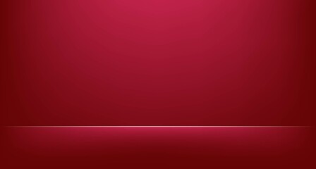 Obraz premium Red 3D room. Background