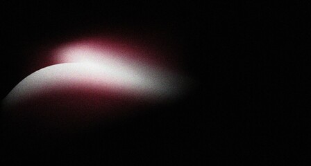 White dark red gradient dark grainy background, red  white vibrant abstract spots on black, noise texture effect
