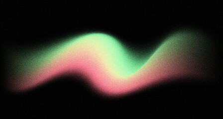 Modern green pink gradients grainy texture abstract background for display presentation