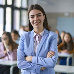 portrait of a professional teacher 