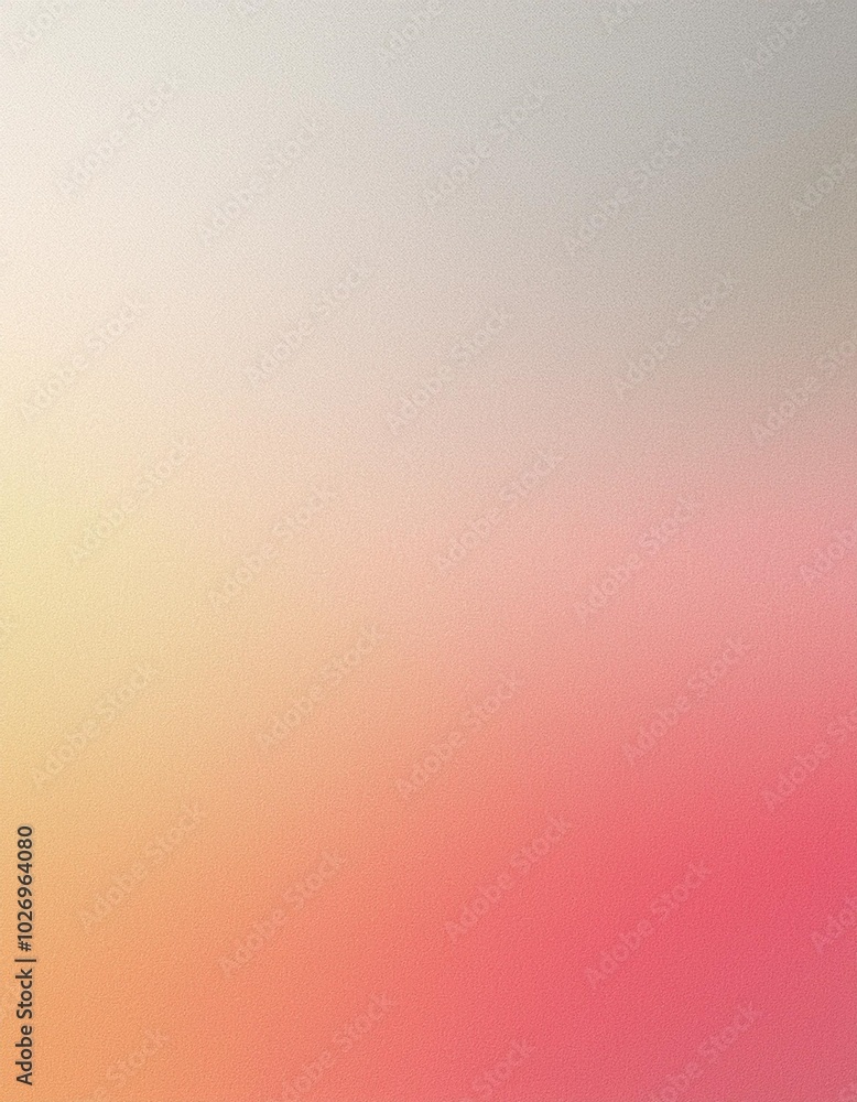 Poster a smooth gradient of pink and orange colors, creating a soft and calming image