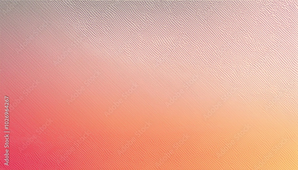 Poster create a serene and minimalist atmosphere with this pink to orange gradient background, featuring a 