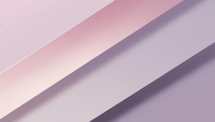 Soft and elegant geometric background with overlapping diagonal stripes in subtle shades of pink and purple
