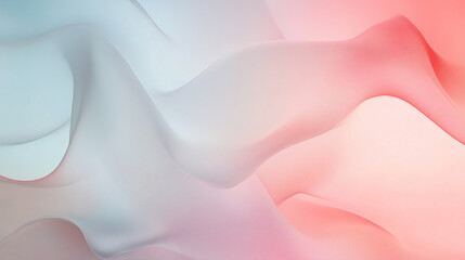 Obraz premium Abstract background with flowing, colorful, wavy lines in a gradient from cool blue to warm pink.